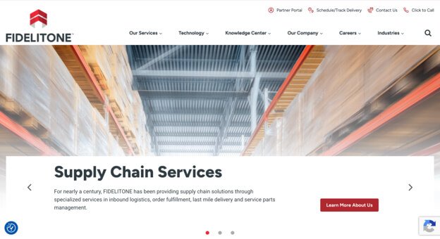 Fidelitone - Best for Enterprise Supply Chain and Logistics Operations